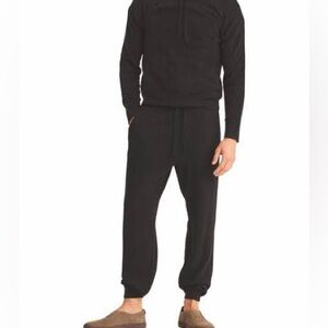 Saks Fifth Avenue Men Cashmere Lounge Pants Joggers Black XXL new